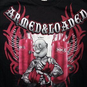 Popeye Armed & Loaded MMA Graphic T-Shirt